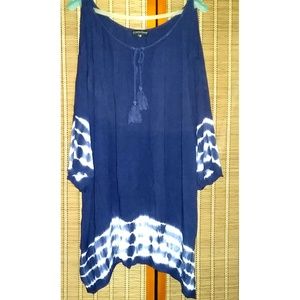 4X Greater Good Store Cold Shoulder Top